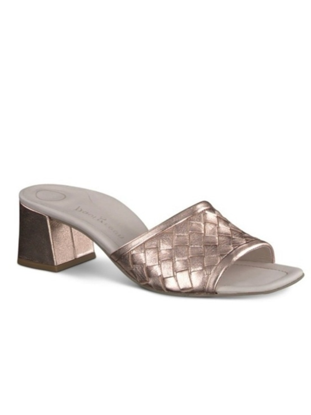 new Paul Green “Tisha” Heel Slide in Rosato Nappa Metallic, Size 7.5